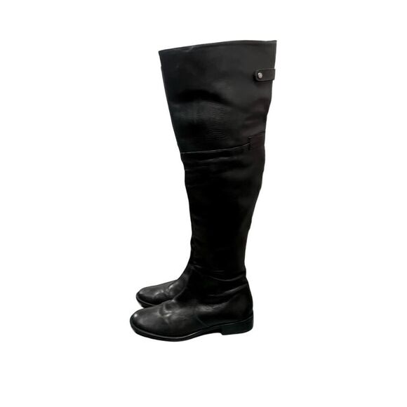 MATISSE BLACK LEATHER KNEE HIGH BOOTS SIZE 8.5 - Picture 7 of 7
